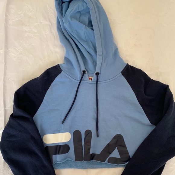 Fila Cropped Hoodie